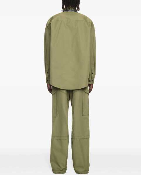 Pantaloni casual Off-White Cargo Pants In Cotton GREEN Barbati (BM 16690509) 4