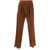 Incotex Cognac Velvet Trousers BROWN
