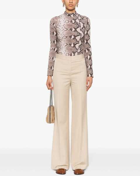 Pantaloni casual Stella McCartney Iconic Pants BEIGE Femei (BM 16690647) 2