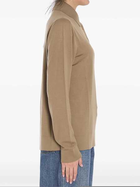 Tricouri Polo THE ROW Ipanelli Polo Shirt BEIGE Femei (BM 16690677) 3