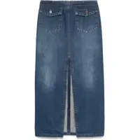 Fuste Denim Midi Skirt Femei