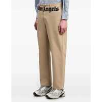 Pantaloni casual pentru Barbati - Pantaloni casual Palm Angels Chino Pants With Logo BEIGE Barbati (BM 16690788) - B-mall.ro
