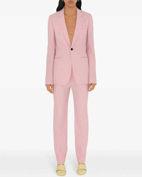 Pantaloni casual Burberry Wool Tailored Trousers PINK Femei (BM 16690836) 2