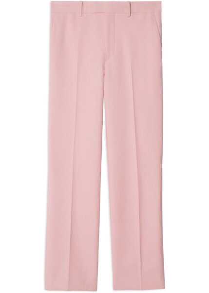 Pantaloni casual Burberry Wool Tailored Trousers PINK Femei (BM 16690836) 1