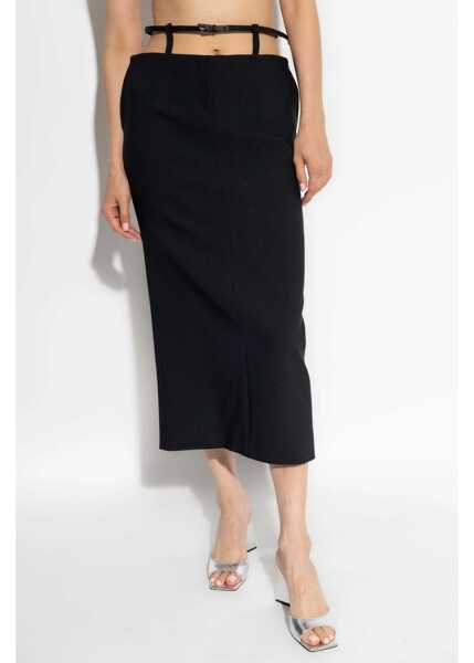 Fuste THE ATTICO Midi Skirt BLACK Femei (BM 16690857) 3