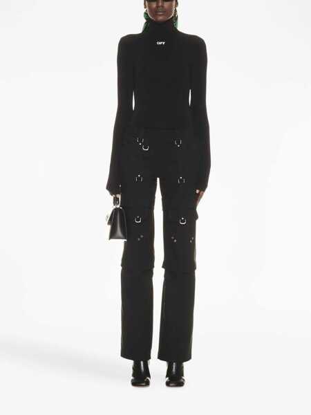 Pantaloni casual Off-White Cargo Pants BLACK Femei (BM 16690902) 2