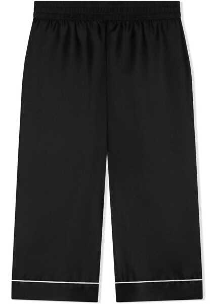 Pantaloni casual Dolce & Gabbana Wide Pants BLACK Fete (BM 16691589) 2