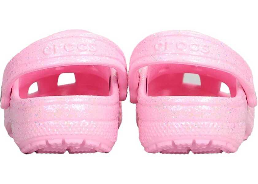 Sandale fara toc Crocs Classic Glitter Clog K PINK Fete (BM 16691676) 3