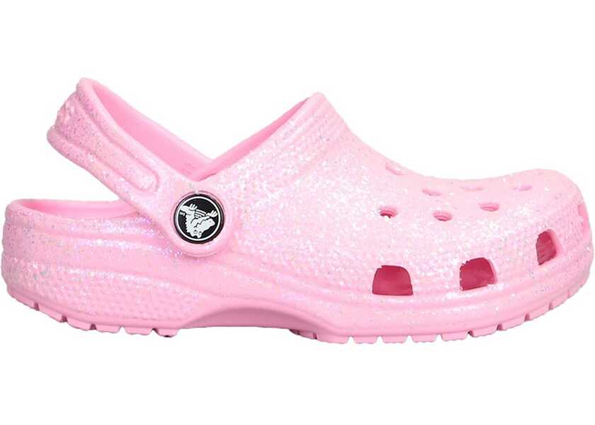 Sandale fara toc Crocs Classic Glitter Clog K PINK Fete (BM 16691676) 1