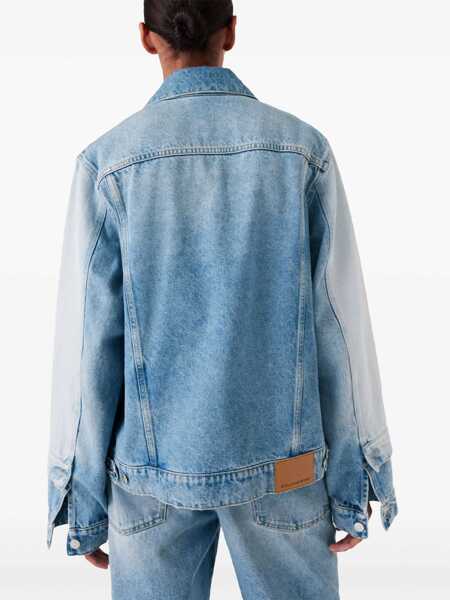 Sacouri office Stella McCartney Denim Jacket With Contrasting Panel DENIM Femei (BM 16692129) 5