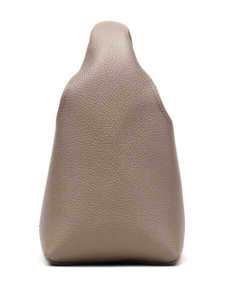 Genti mini Marc Jacobs Marc Jacobs The Mini Sack Leather Tote Bag Grey Femei (BM 16693395) 4