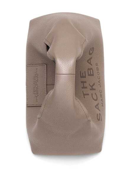 Genti mini Marc Jacobs Marc Jacobs The Mini Sack Leather Tote Bag Grey Femei (BM 16693395) 5