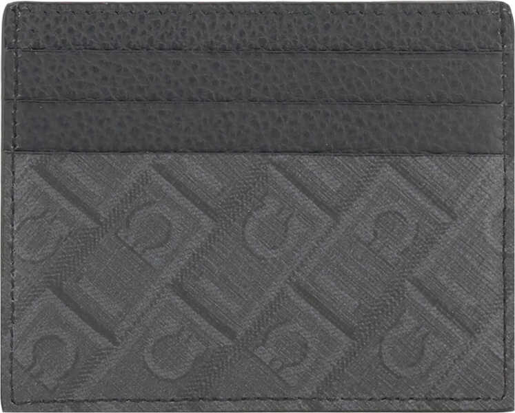 Portofele Ferragamo Card Holder NERO/GRIGIO Barbati (BM 16699668) 2