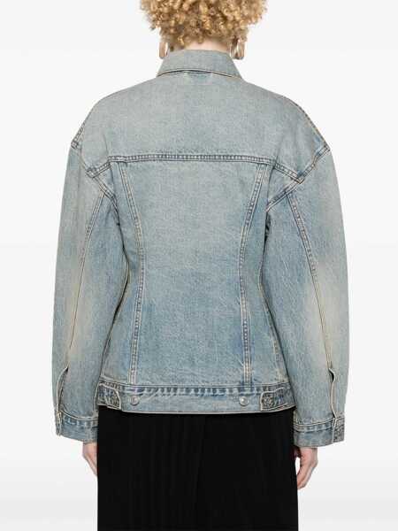 Geci Balenciaga Balenciaga Jackets BLUE Femei (BM 16700892) 4