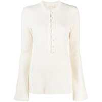 Pulovere Chloé Embroidered Wool Jumper Femei