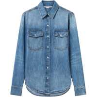 Camasi casual 'Vintage Wash Denim Shirt' Femei