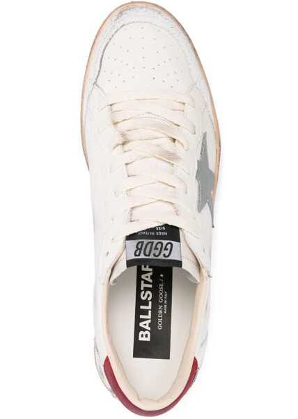 Sneakers Golden Goose Ball Star Sneakers WHITE/SILVER BLUE/RED Barbati (BM 16703805) 4