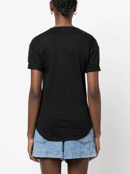 Tricouri ISABEL MARANT ETOILE T-Shirt Koldi BLACK Femei (BM 16703982) 4