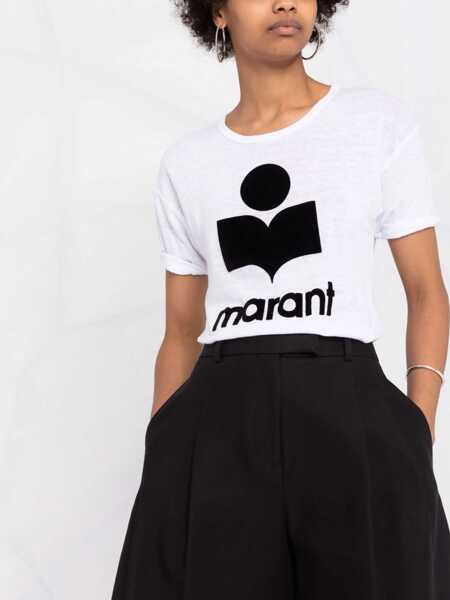 Tricouri ISABEL MARANT ETOILE T-Shirt Koldi WHITE Femei (BM 16704024) 5