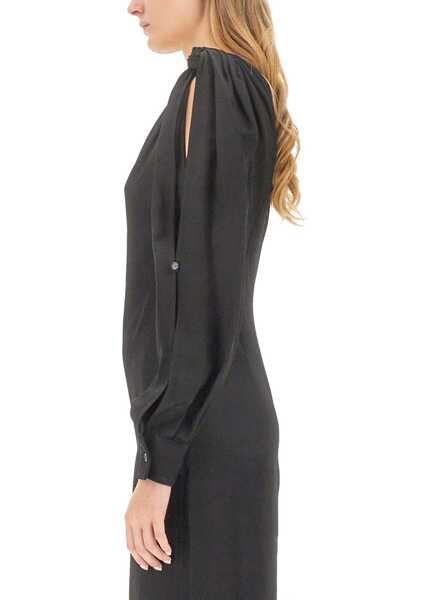 Rochii casual Bottega Veneta Viscose Midi Dress BLACK Femei (BM 16704573) 4