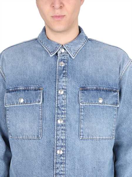 Camasi de blugi Bottega Veneta Denim Shirt BLUE Barbati (BM 16704588) 4