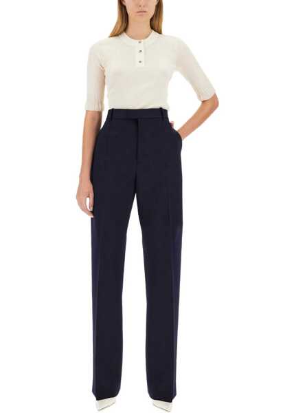 Pantaloni Bottega Veneta Tailored Pants BLUE Femei (BM 16704600) 2