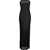 Saint Laurent Strapless Dress BLACK