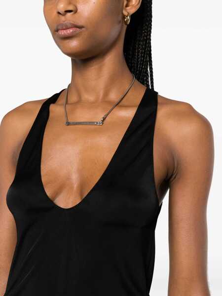 Bluze Saint Laurent Satin Undershirt BLACK Femei (BM 16704675) 5