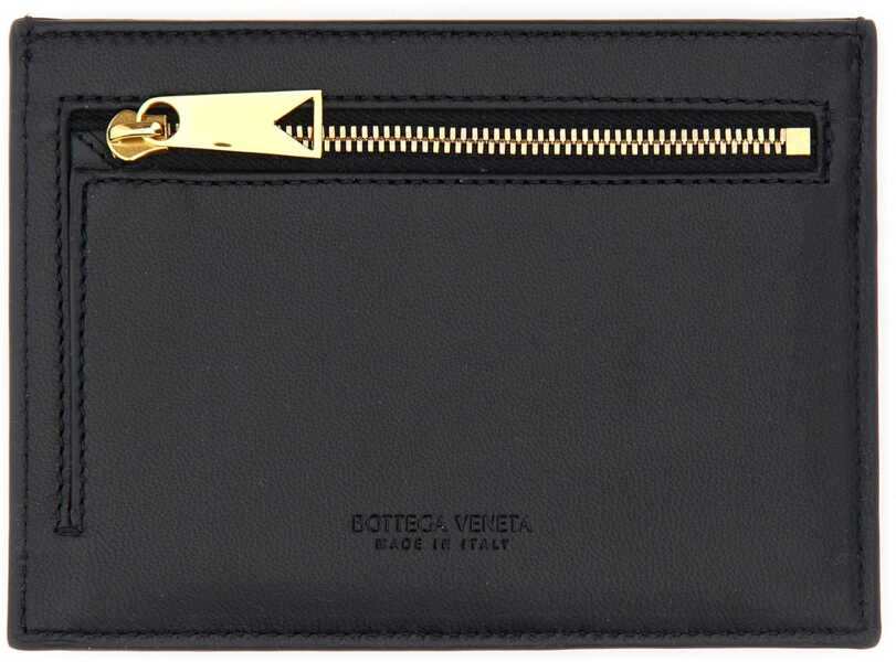 Portofele Bottega Veneta Leather Card Holder BLACK Femei (BM 16704699) 2
