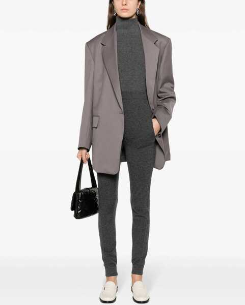 Pantaloni casual Saint Laurent High Waist Leggings GREY Femei (BM 16704705) 2