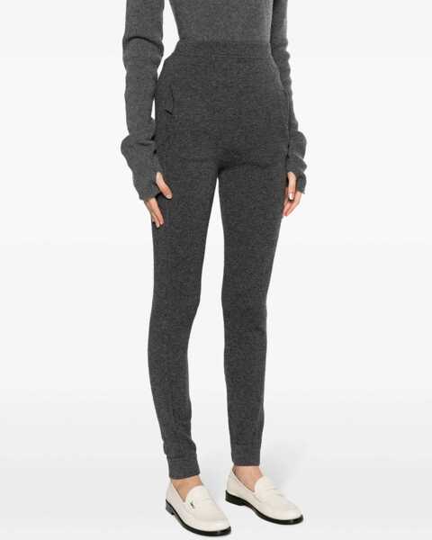 Pantaloni casual Saint Laurent High Waist Leggings GREY Femei (BM 16704705) 3
