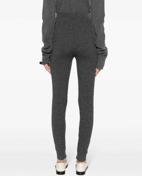 Pantaloni casual Saint Laurent High Waist Leggings GREY Femei (BM 16704705) 4