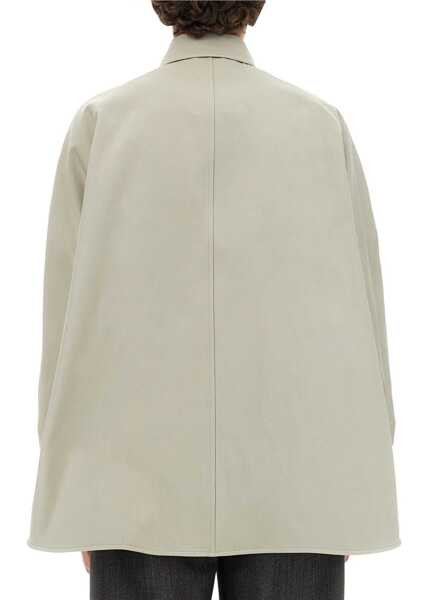 Camasi casual Bottega Veneta Cotton Twill Over Shirt GREY Barbati (BM 16704708) 3