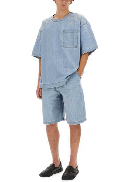 Pantaloni scurti Bottega Veneta Denim Bermuda Shorts DENIM Barbati (BM 16704750) 2