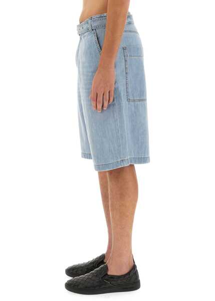 Pantaloni scurti Bottega Veneta Denim Bermuda Shorts DENIM Barbati (BM 16704750) 3