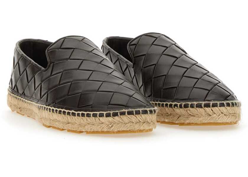 Espadrile Bottega Veneta Leather Espadrille BROWN Barbati (BM 16704813) 2