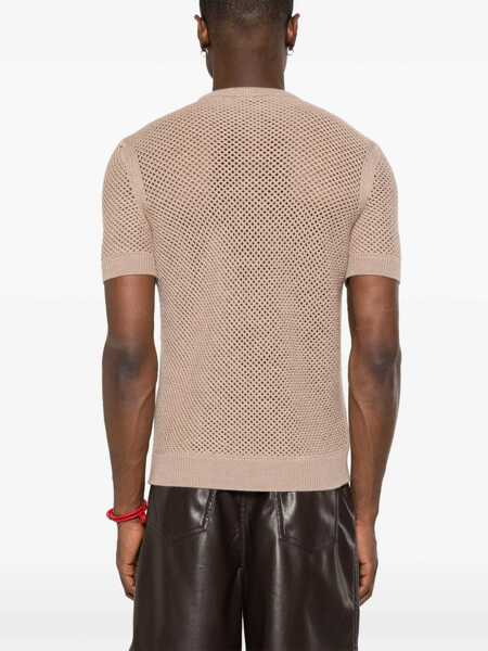 Pulovere casual Fendi Wool Jersey. BEIGE Barbati (BM 16704840) 4
