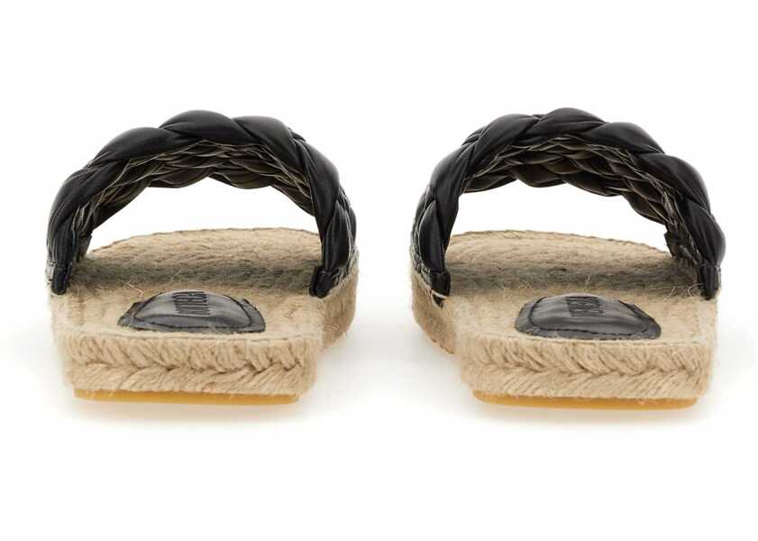 Sandale Bottega Veneta Leather Sandal BLACK Femei (BM 16704858) 3