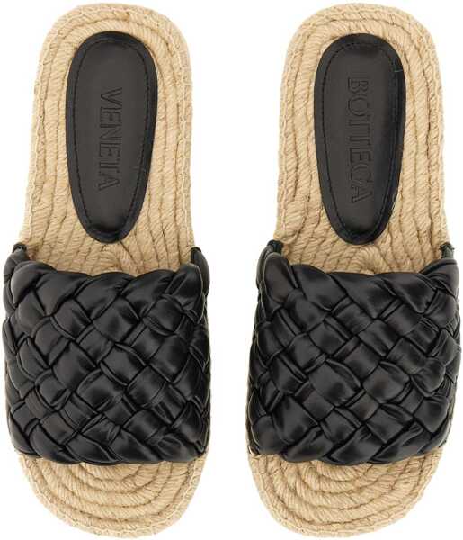 Sandale Bottega Veneta Leather Sandal BLACK Femei (BM 16704858) 4