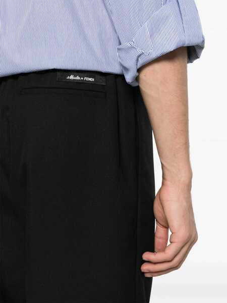 Pantaloni casual Fendi Wool Pants BLACK Barbati (BM 16704930) 5