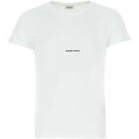 Tricouri Saint Laurent Cotton T-Shirt