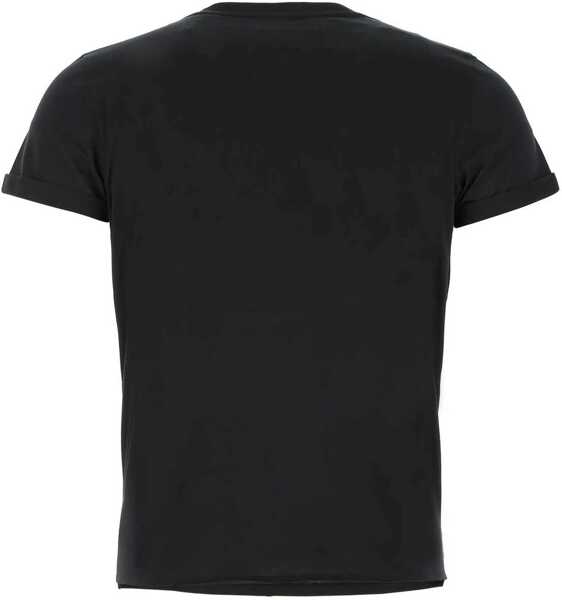 Tricouri Saint Laurent Logo Print T-Shirt BLACK Barbati (BM 16705002) 2