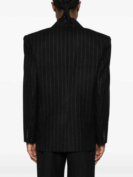 Sacouri office Saint Laurent Oversize Jacket BLACK Barbati (BM 16705014) 4