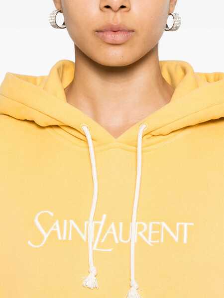 Bluze de trening Saint Laurent Sweatshirt With Logo YELLOW Femei (BM 16705059) 5