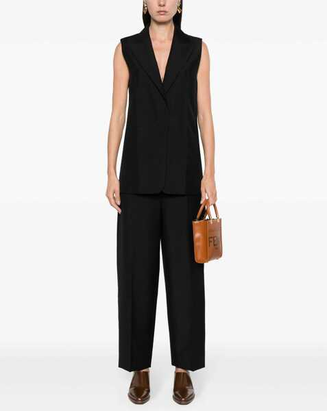 Veste casual Fendi Tailored Vest BLACK Femei (BM 16705101) 2