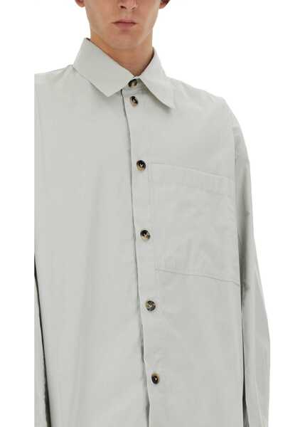 Camasi casual Bottega Veneta Silk Shirt BEIGE Barbati (BM 16705104) 4