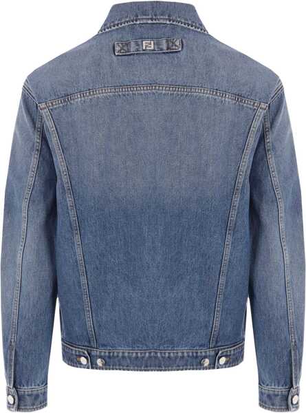 Jachete Fendi Denim Jacket BLUE Barbati (BM 16705113) 2