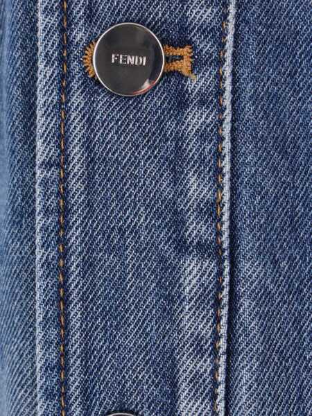 Jachete Fendi Denim Jacket BLUE Barbati (BM 16705113) 3