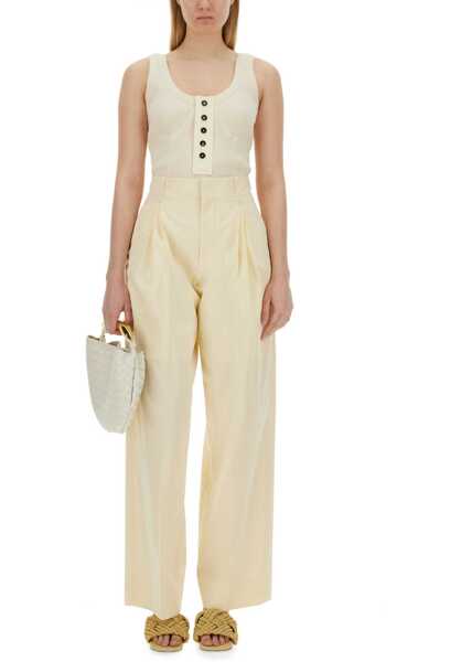 Bluze Bottega Veneta Jersey Top IVORY Femei (BM 16705143) 2