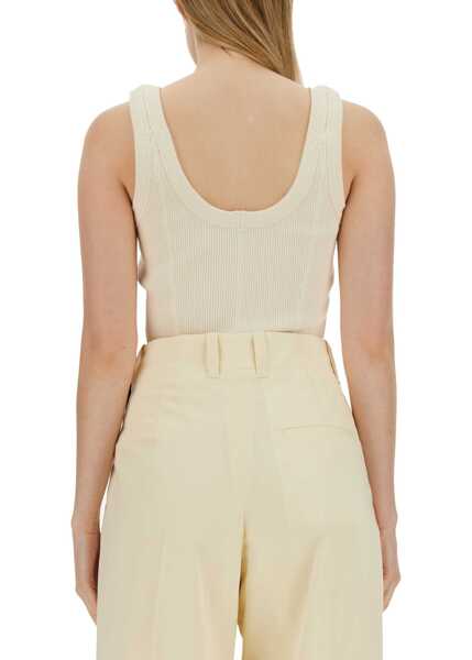 Bluze Bottega Veneta Jersey Top IVORY Femei (BM 16705143) 3